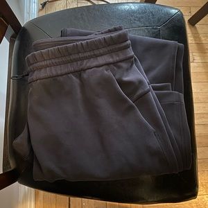 Size 10 Grey softstreme pants lululemon.